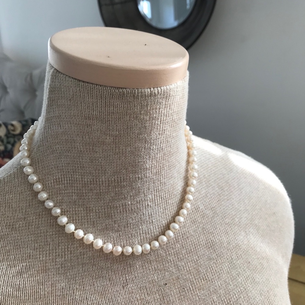 Signed Vintage Pearl Necklace